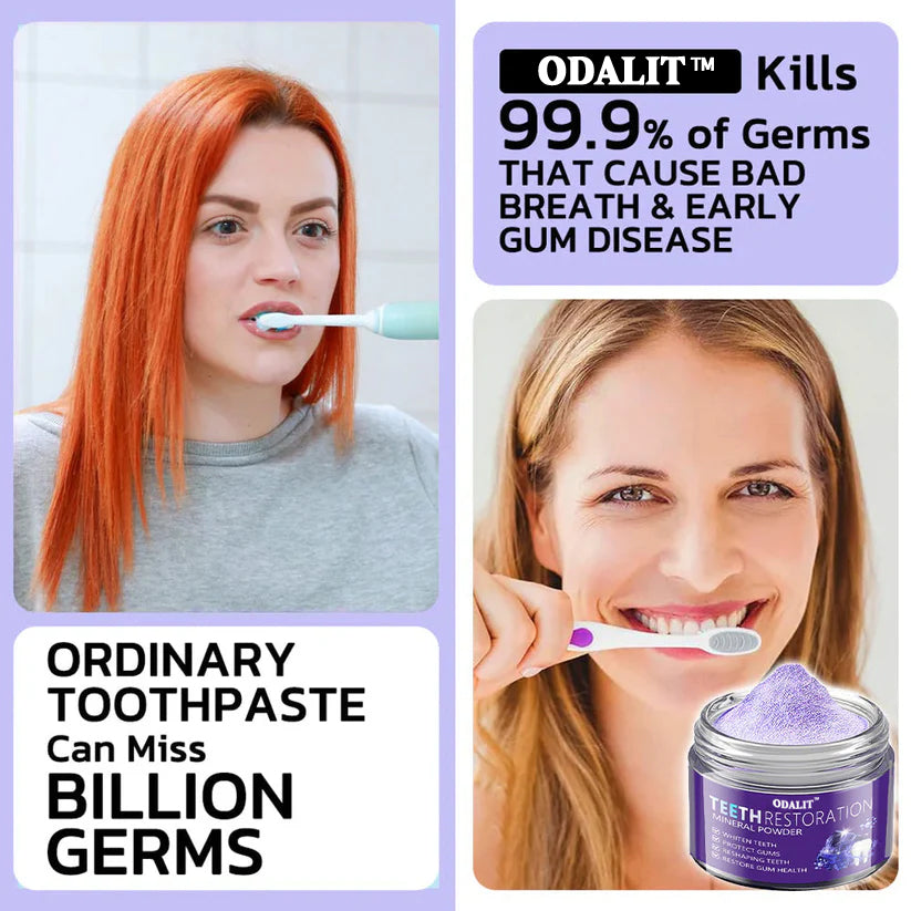 đFlash Sale - Donât Miss Out - ODALIT⢠TeethRestoration Mineral Powderđڎ(ADA recommended)đŠââď¸(Treats periodontitis and mouth ulcers, prevents tooth loss, and repairs gum recession)