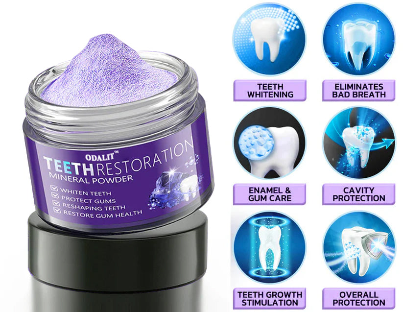 đFlash Sale - Donât Miss Out - ODALIT⢠TeethRestoration Mineral Powderđڎ(ADA recommended)đŠââď¸(Treats periodontitis and mouth ulcers, prevents tooth loss, and repairs gum recession)