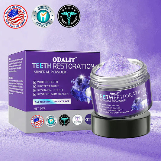 🎁Flash Sale - Don’t Miss Out - ODALIT™ TeethRestoration Mineral Powder🦷(ADA recommended)👩⚕️(Treats periodontitis and mouth ulcers, prevents tooth loss, and repairs gum recession)