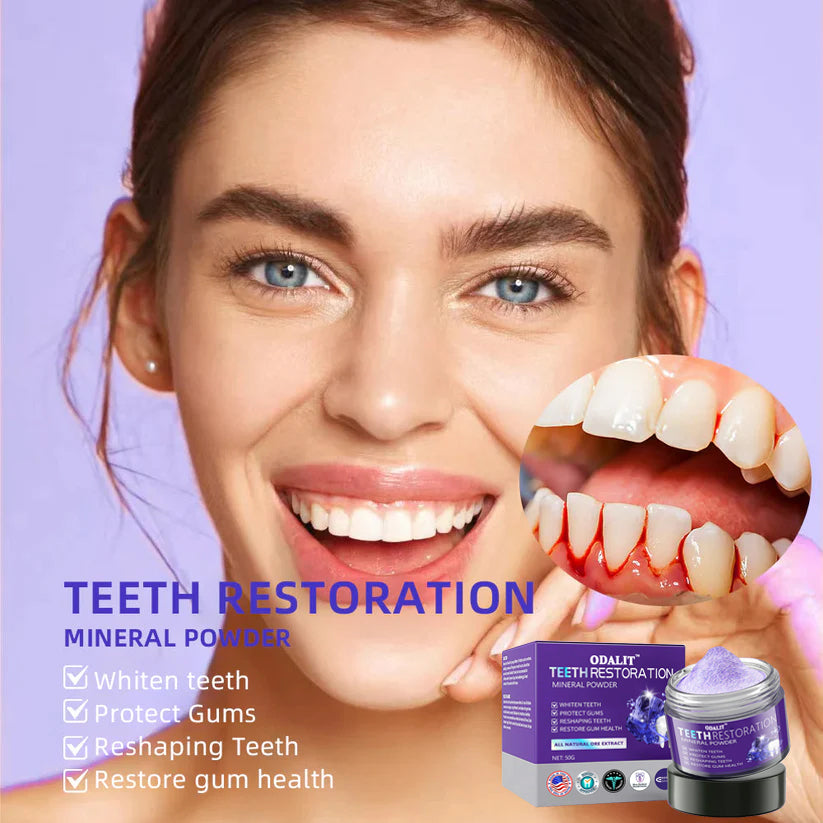 đFlash Sale - Donât Miss Out - ODALIT⢠TeethRestoration Mineral Powderđڎ(ADA recommended)đŠââď¸(Treats periodontitis and mouth ulcers, prevents tooth loss, and repairs gum recession)