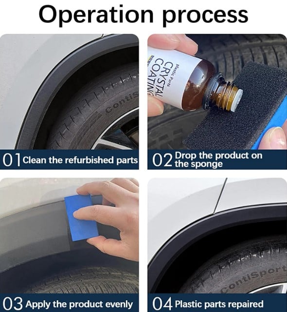 š„Last Day 49% OFFš„Crystal Coating Refurbish Agent With Spongeš(BUY 2 GET 1 FREE)