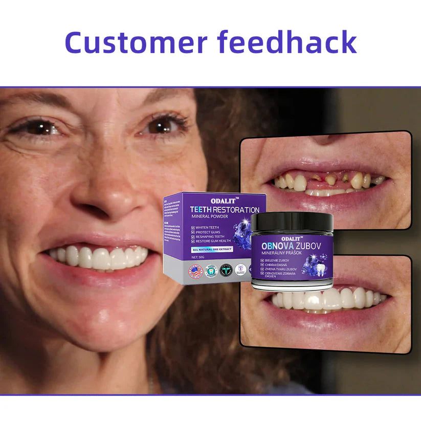 đFlash Sale - Donât Miss Out - ODALIT⢠TeethRestoration Mineral Powderđڎ(ADA recommended)đŠââď¸(Treats periodontitis and mouth ulcers, prevents tooth loss, and repairs gum recession)