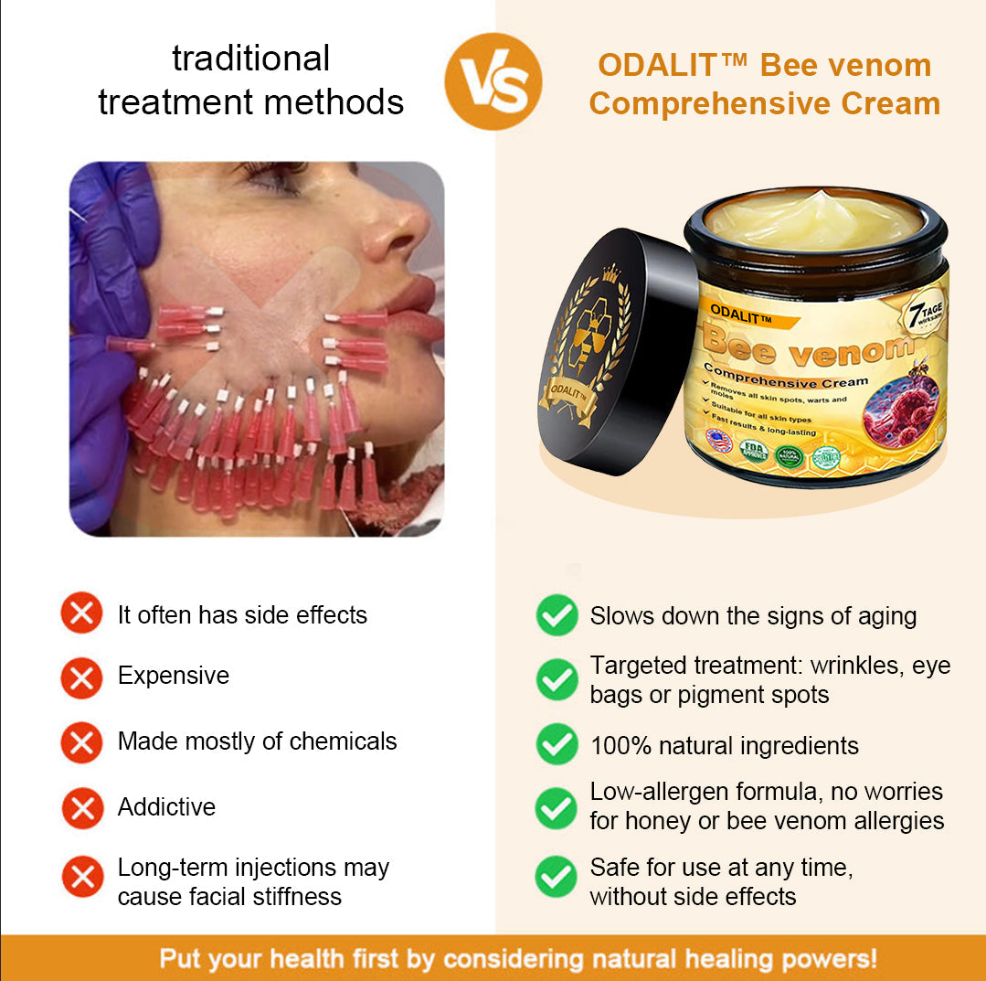🎁Made and Shipped from USA ✨ ODALIT™ Bee venom Comprehensive Cream 🔥 LAST DAY 80% OFF 🐝💎