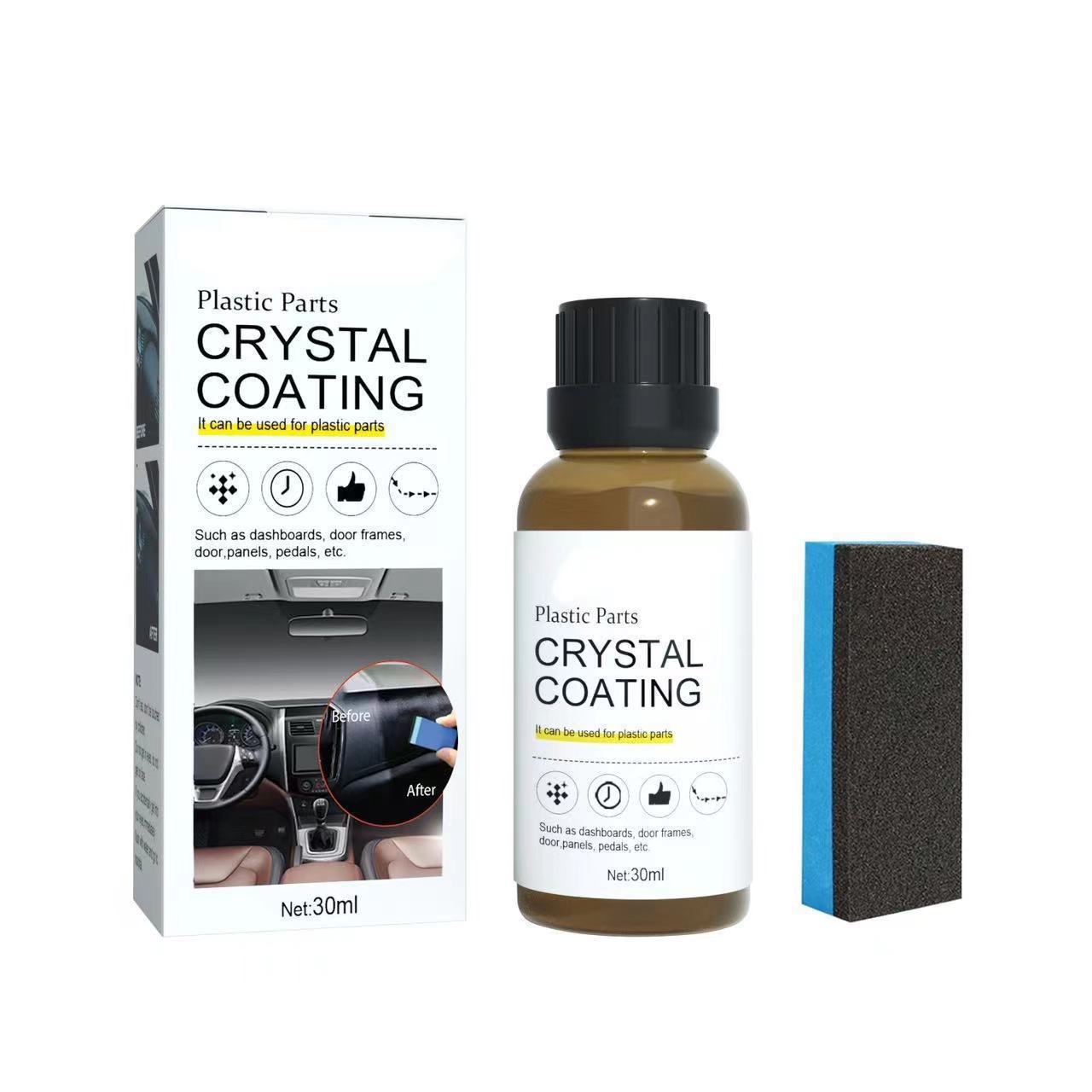 š„Last Day 49% OFFš„Crystal Coating Refurbish Agent With Spongeš(BUY 2 GET 1 FREE)