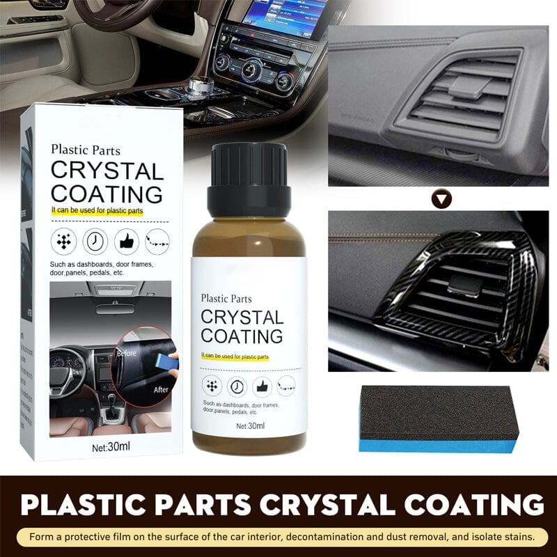 🔥Last Day 49% OFF🔥Crystal Coating Refurbish Agent With Sponge🚗(BUY 2 GET 1 FREE)