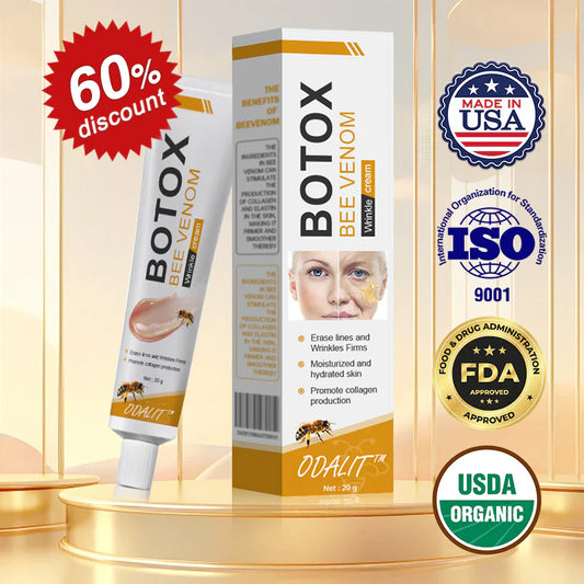 (Made and Shipped from USA) 🧑⚕️ODALIT™ Botox Bee Venom Wrinkle Removal Cream- LAST DAY 70% OFF🔥