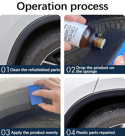 🔥Last Day 49% OFF🔥Crystal Coating Refurbish Agent With Sponge🚗(BUY 2 GET 1 FREE)