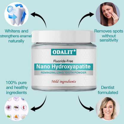 ✅Official Store |ODALIT® Nano-Hydroxyapatite Tooth Powder 🧑🏽‍⚕️