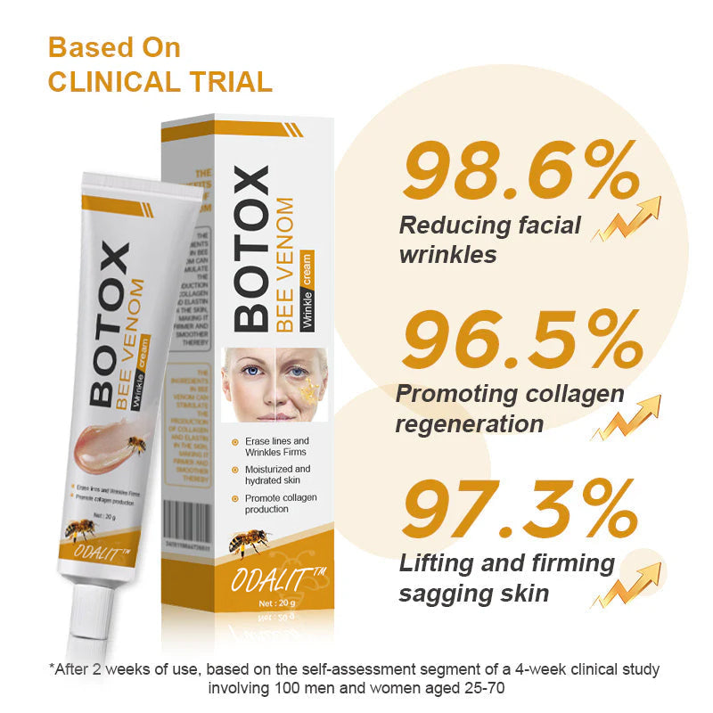 (Made and Shipped from USA) 🧑‍⚕️ODALIT™ Botox Bee Venom Wrinkle Removal Cream- LAST DAY 70% OFF🔥