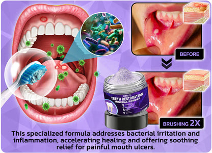 🌿Flash Sale - Don’t Miss Out - ODALIT™ Teeth Restoration Mineral Powder🦷(ADA recommended)👩‍⚕️(Treats periodontitis and mouth ulcers, prevents tooth loss, and repairs gum recession)